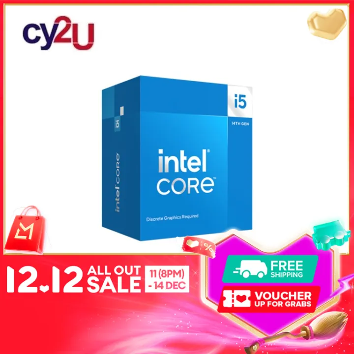 Intel Core I5-14400F 14th Gen Processor - Raptor Lake (20MB Cache, 2.5Ghz) | Lazada Malaysia