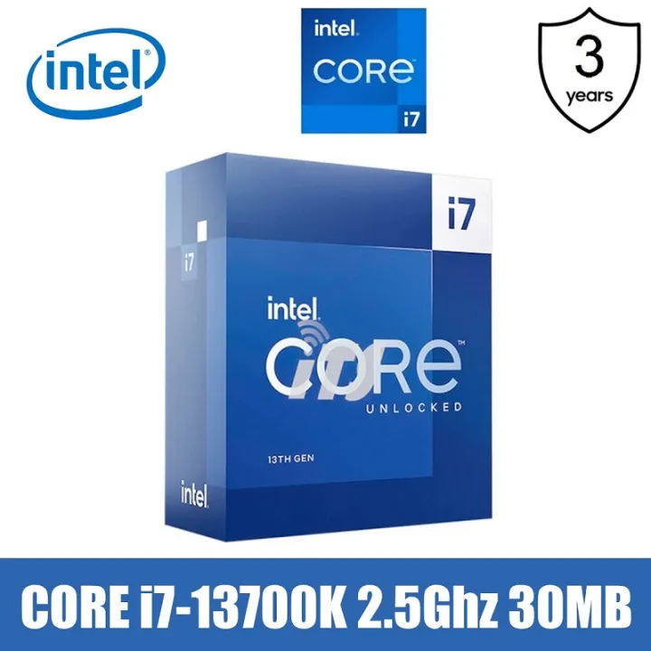 Intel Core I7-13700K 13th Gen Processor - Raptor Lake (30MB Cache, 2.5Ghz) | Lazada Malaysia