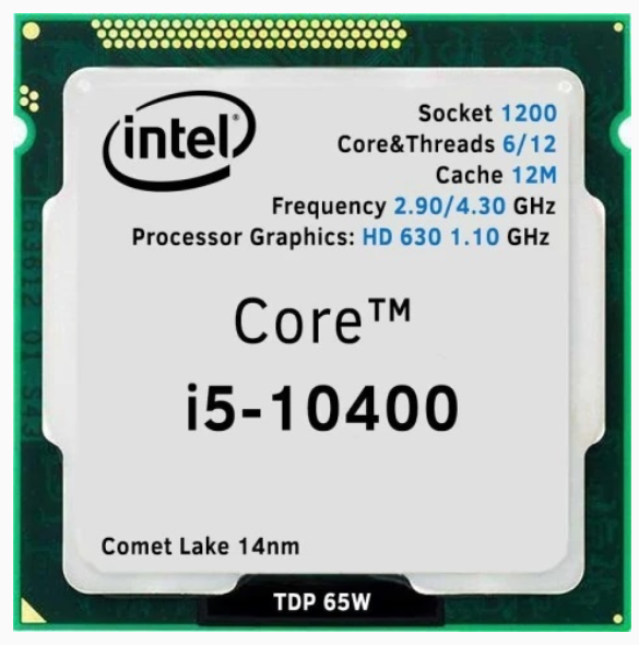 Intel Core i5 10400 Processor 10th 11th Gen LGA1200 | Shopee Malaysia