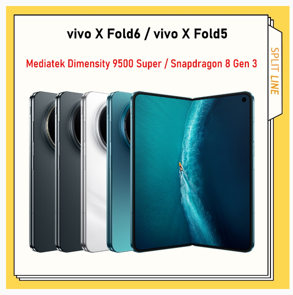 Vivo X Fold6 Vivo X Fold 6 Mediatek Dimensity 9500 Super 7000 mAh | Vivo X Fold5 Snapdragon 8 Gen 3 | Shopee Malaysia