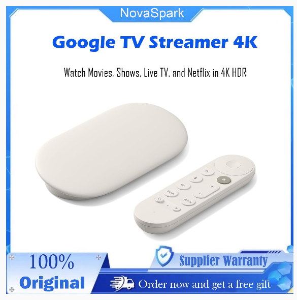 Google TV Streamer 4K - Fast Streaming Entertainment on Your TV with Voice Search Remote - Smart Home Control -32 GB | Shopee Malaysia