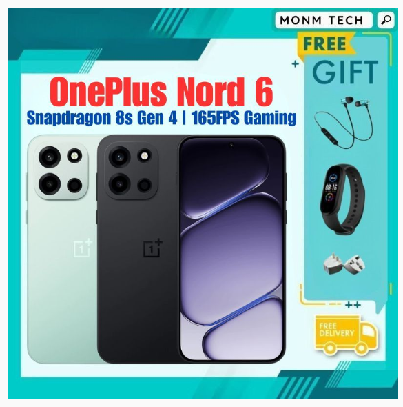 OnePlus Nord 6 / Snapdragon 8s Gen 4 | Segment's First Stable 165FPS Gaming | Most Complete IP Rating | Personalized AI | Shopee Malaysia