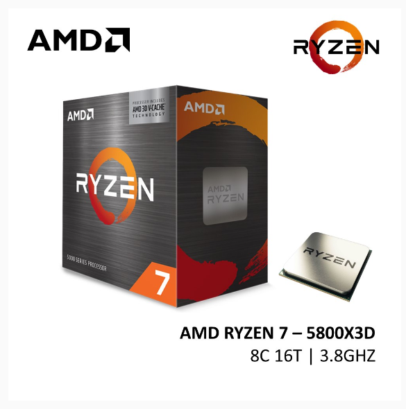 AMD RYZEN 7 5800X3D AM4 CPU PROCESSOR | Shopee Malaysia