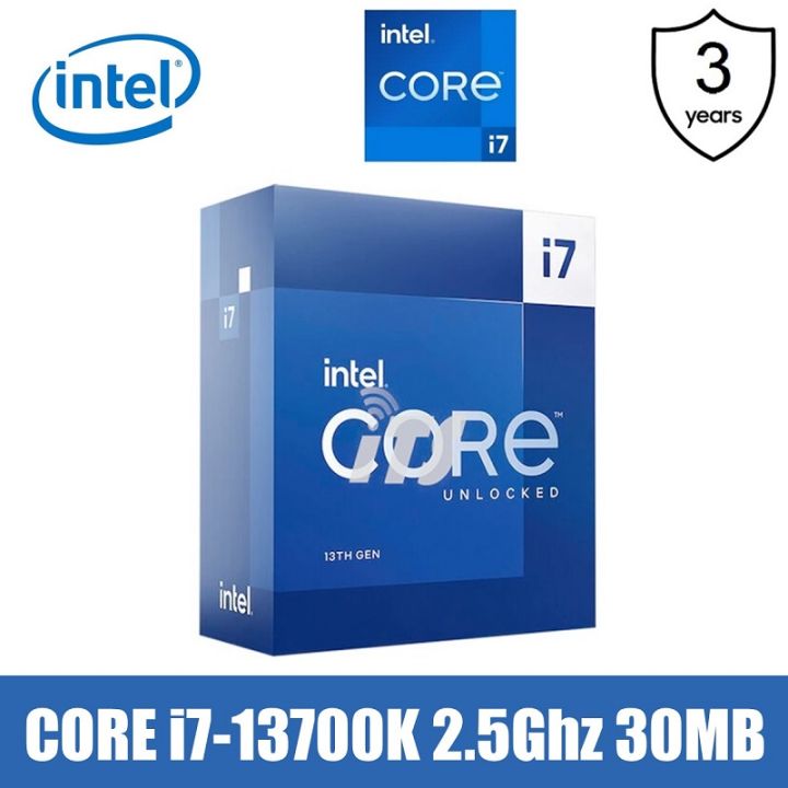 Intel Core I7-13700K 13th Gen Processor - Raptor Lake (30MB Cache, 2.5Ghz) | Lazada Malaysia