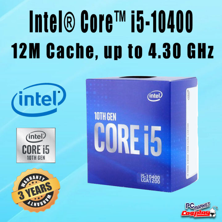 Intel Core i5-10400 Desktop Processor 6 Cores up to 4.3 GHz LGA1200 | Lazada Malaysia