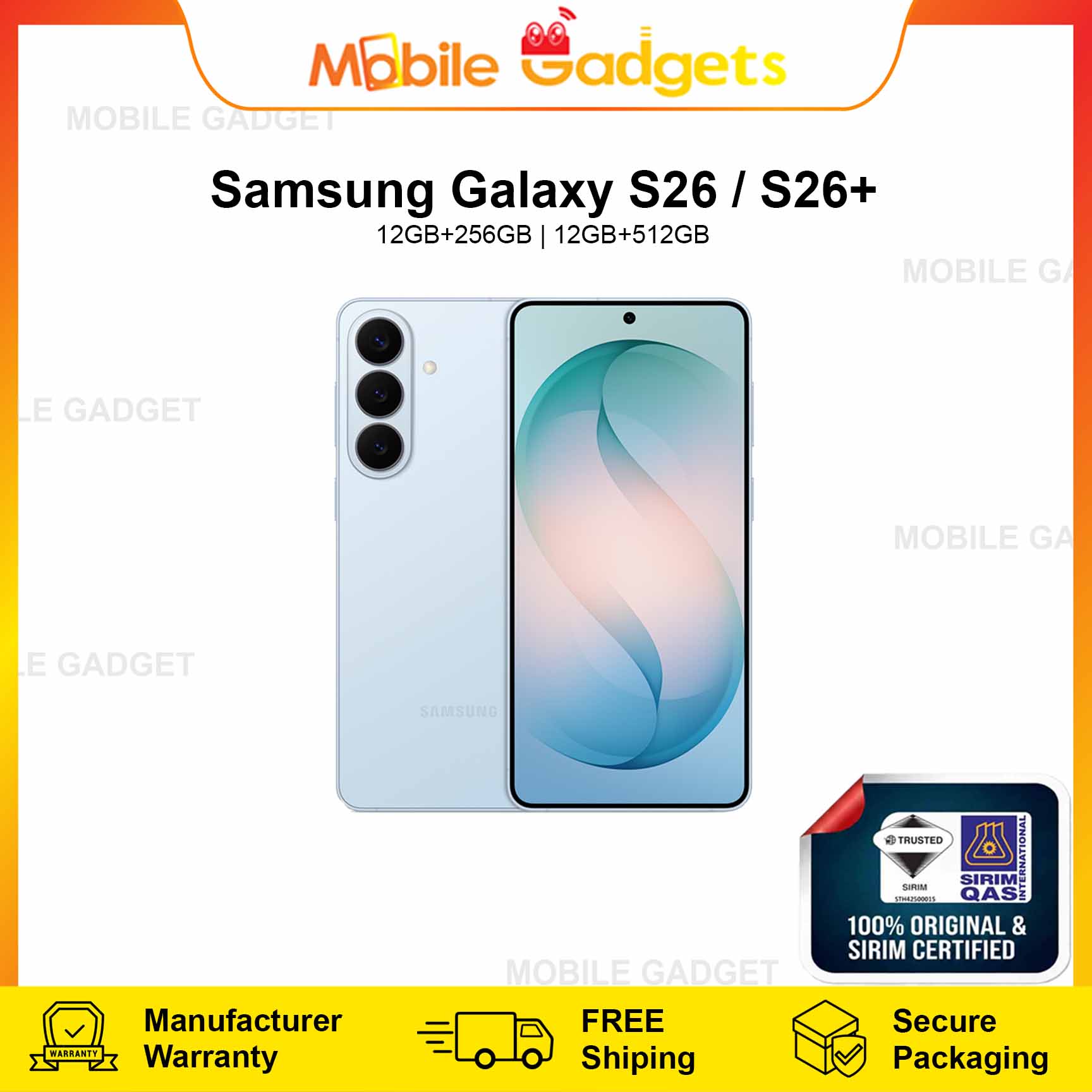 [READY STOCK] Samsung Galaxy S26 Ultra / Galaxy S26+ / Galaxy S26 5G | Original Malaysia New Set