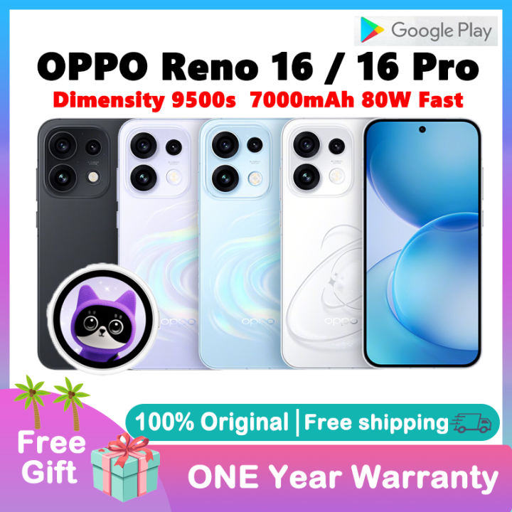 OPPO Reno 16 Pro/OPPO Reno 16 Smartphone | Dimensity 9500s | 6.78 inches 120Hz AMOLED Screan Smartphone | 7500 mAh Battery 80W Fast Charging OPPO Phone | Lazada Malaysia