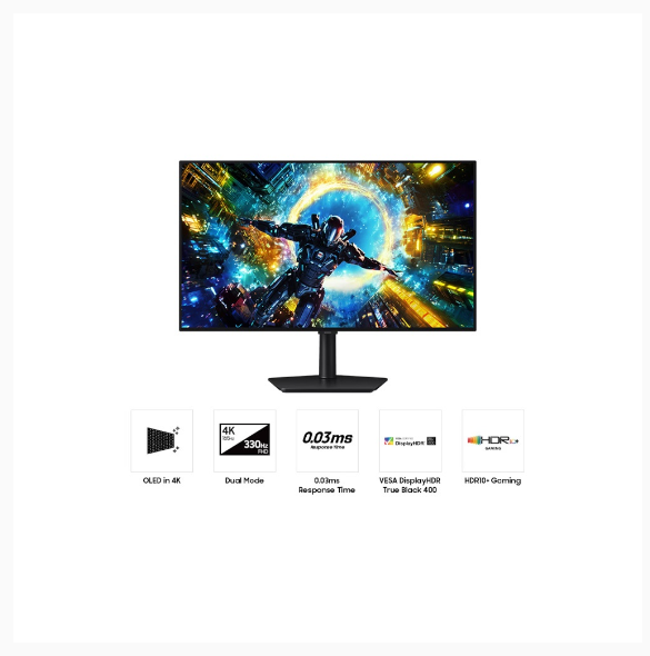 Samsung 32" Odyssey OLED G7 G73SH 4K 165Hz Gaming Monitor | LS32HG732SEXXS | Shopee Malaysia