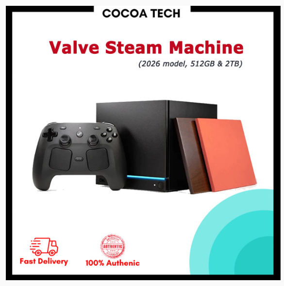Valve Steam Machine 2026 SteamOS 3 Steam Deck ,Steam OS PC Wi-Fi 6E Steam Controller Steam Frame / 512GB / 2TB | Shopee Malaysia
