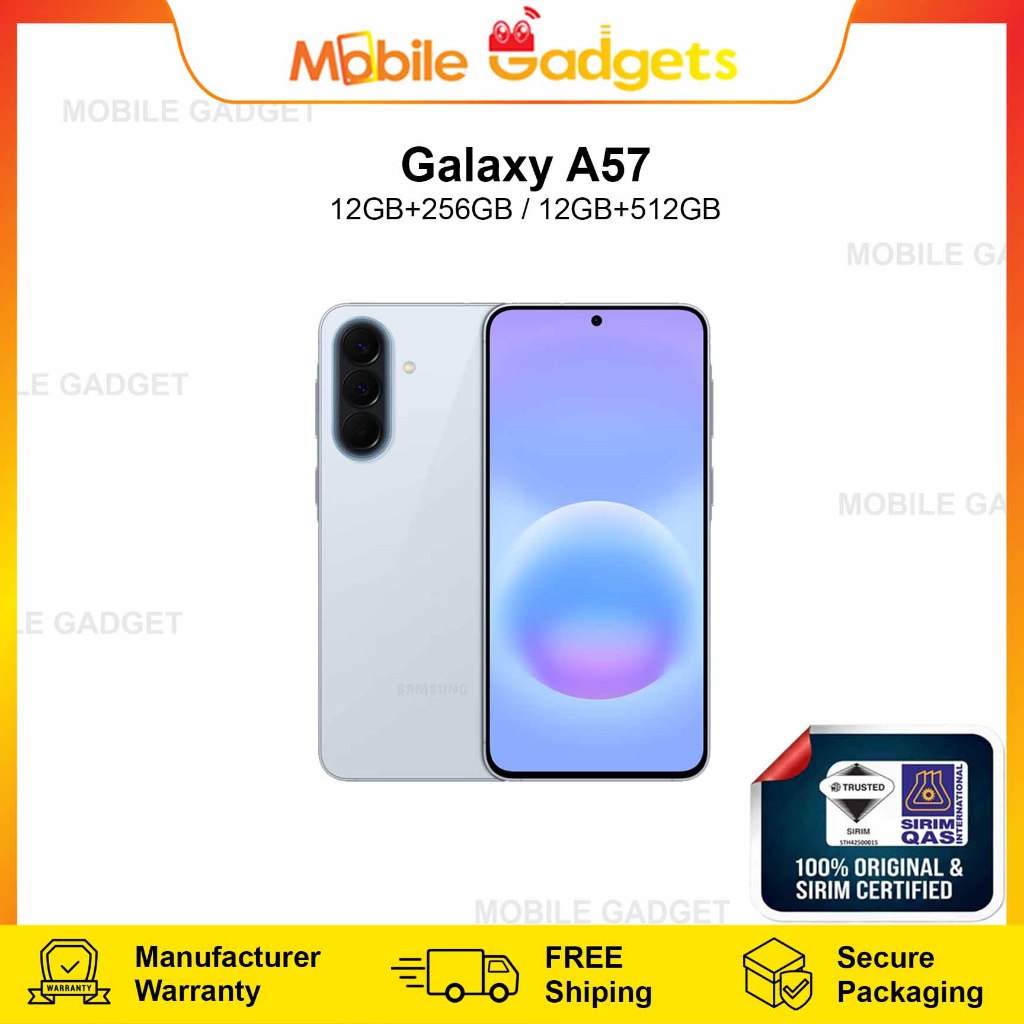 [ NEW ARRIVAL ] Samsung Galaxy A37 / A57 5G [12GB+256GB/512GB] | Original Malaysia Set