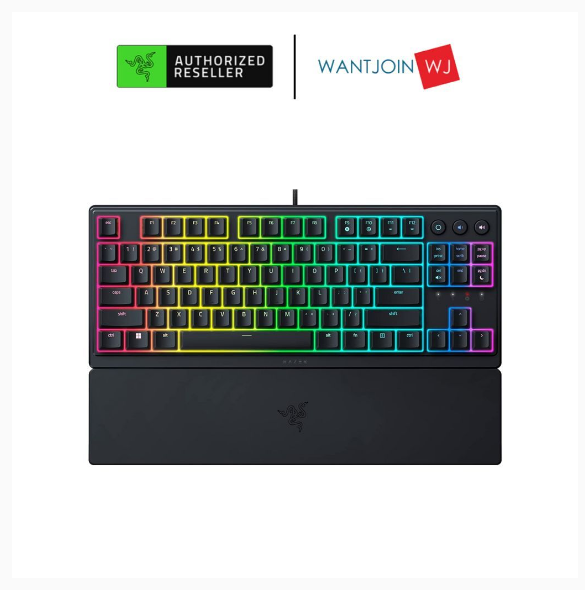 Razer Ornata V3 Tenkeyless TKL Gaming Keyboard | Low Profile Keys Backlit Media Keys 8 Zone RGB Lighting | Shopee Malaysia
