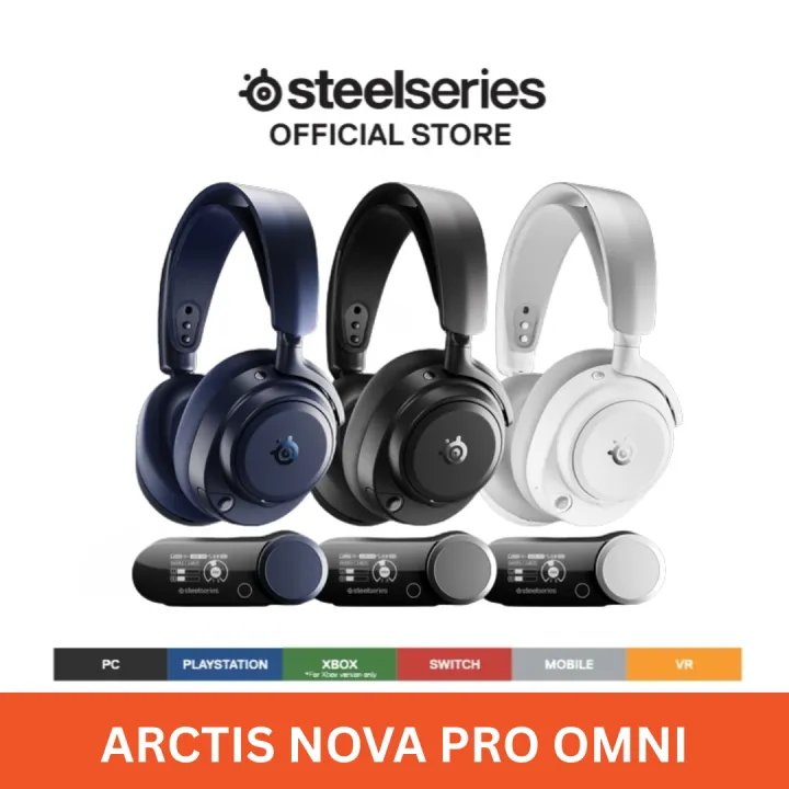 SteelSeries Arctis Nova Pro Omni Hi-Res Wireless Gaming Headset 61721 / 61722 / 61723 | Lazada Malaysia
