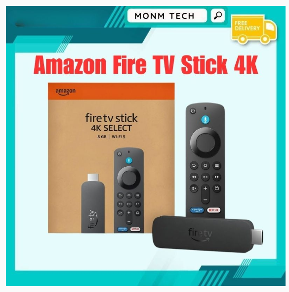 Amazon Fire TV Stick 4K Select 8GB [2025] | Shopee Malaysia