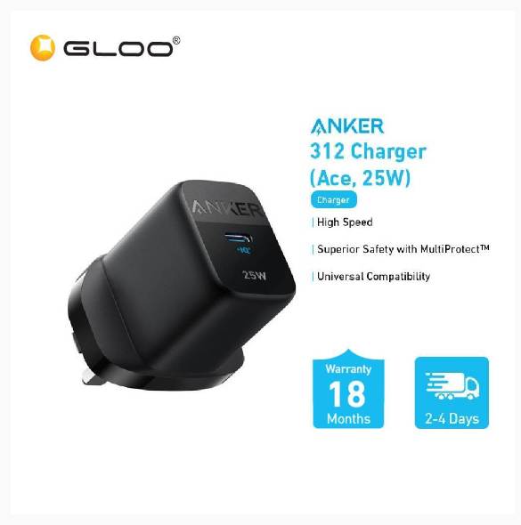 Anker 312 Charger (Ace 2, 25W) A2642 | Shopee Malaysia