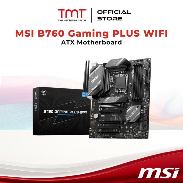 TMT MSI B760 Gaming PLUS WIFI ATX Motherboard | Lazada Malaysia