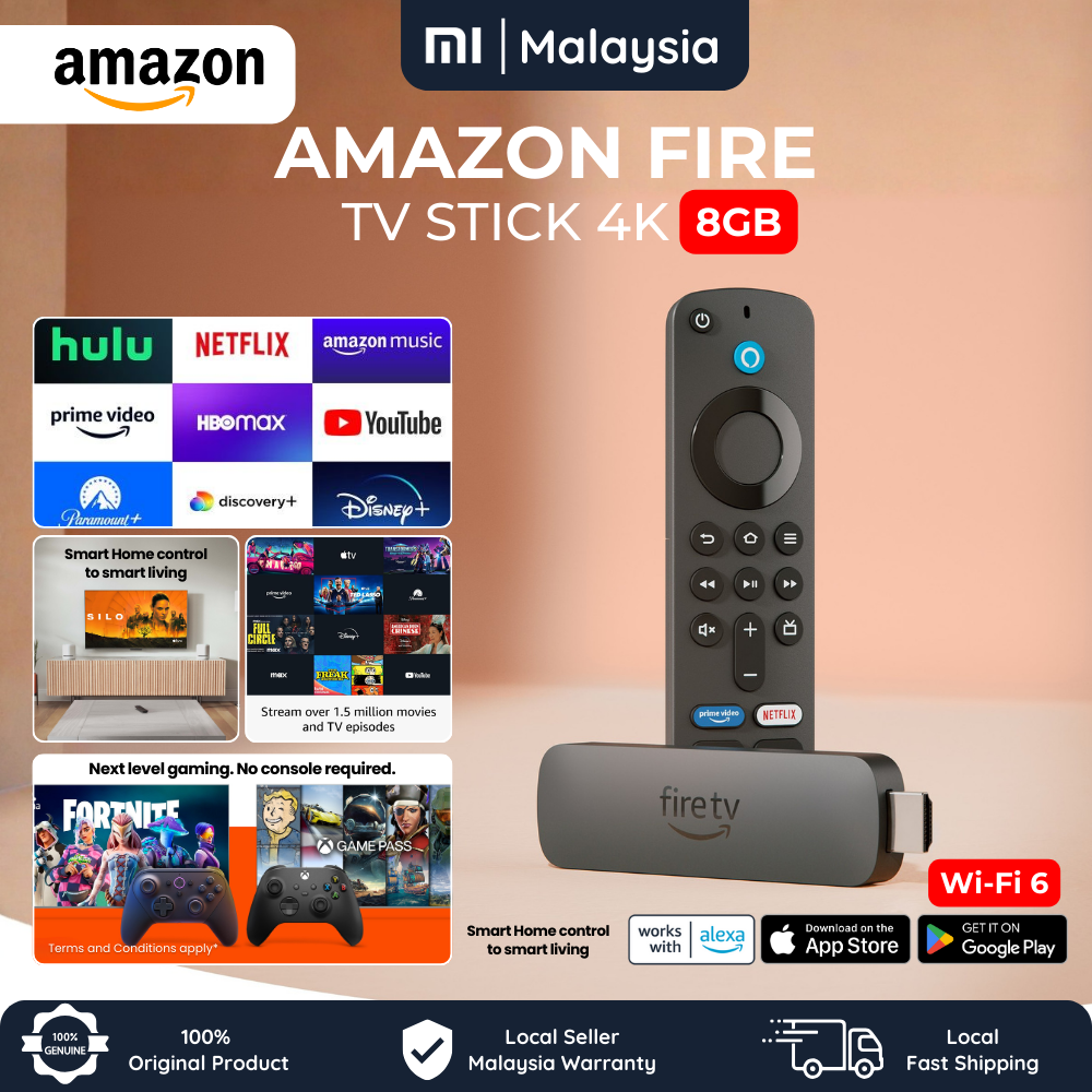 Amazon Fire TV Stick 4K Max Streaming Device TV Netflix Dolby Audio Wi-Fi 6E Alexa Voice Control Ambient Experience