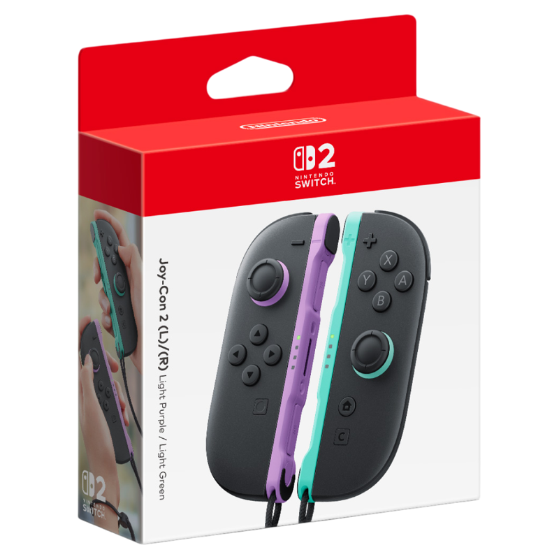 [Nintendo Official Store] Joy-Con 2 (L)/(R) Light Purple / Light Green