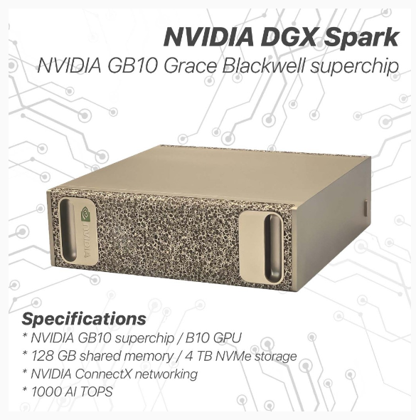 (PREORDERS ONLY) NVIDIA DGX Spark - Personal Desktop AI Supercomputer | Shopee Malaysia