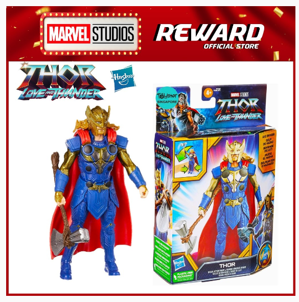 Hasbro Marvel Studios' Thor: Love and Thunder Thor Toy, 6-Inch-Scale Deluxe Figure | Shopee Malaysia