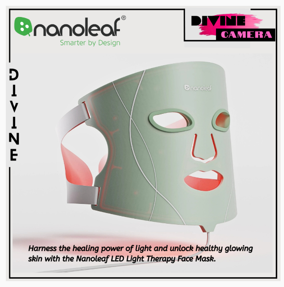 Nanoleaf LED Face Mask Light Therapy, FDA-Cleared, Blue and Red Light Therapy Mask with 7 Targeted Treatment Modes | Shopee Malaysia