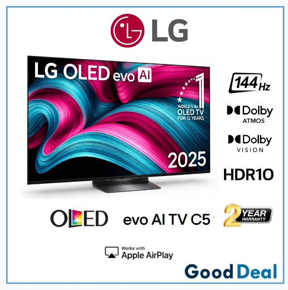 LG OLED65C5PSA 65" / OLED77C5PSA 77" Inch OLED Evo AI TV C5 144Hz 4K UHD Smart TV | Shopee Malaysia