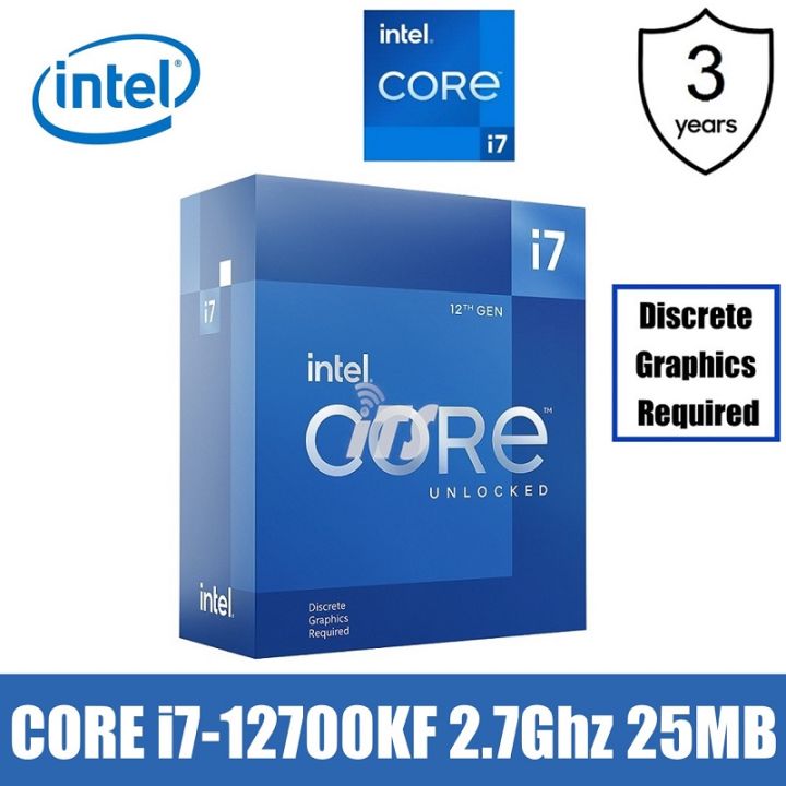 Intel Core I7-12700KF 12th Gen Processor - Alder Lake (25MB Cache, 2.7Ghz) | Lazada Malaysia