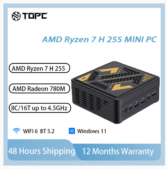 TOPC AMD Ryzen AI 9 HX 370/365/ R7 H 255 /AI5 340/AI7 Pro 360 2 x DDR5 5600MHZ OCuLink PCIe 3.0 M | Shopee Malaysia