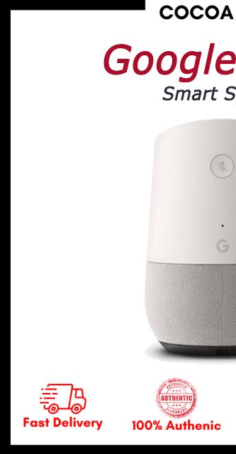 New Google Home Smart Speaker Google Assistant Light Grey & White 2.4/5Ghz Wi-Fi Support For High Performance Streaming | Shopee Malaysia