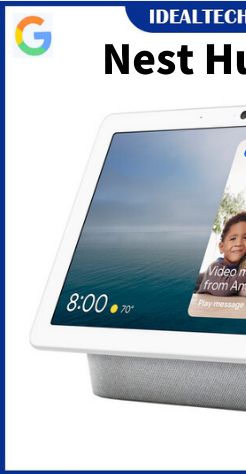 Google Nest Hub Max Smart Display with Google Assistant Digital Photo Frame Smart Assistant - Chalk | Shopee Malaysia