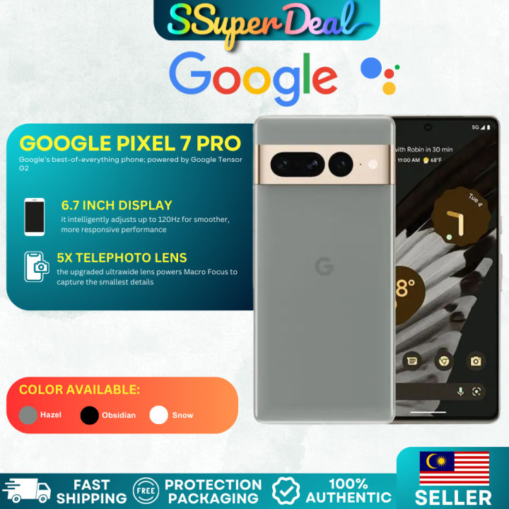 Google Pixel 7 Pro - 5G Android Smartphone (128GB / 512GB) | Lazada Malaysia