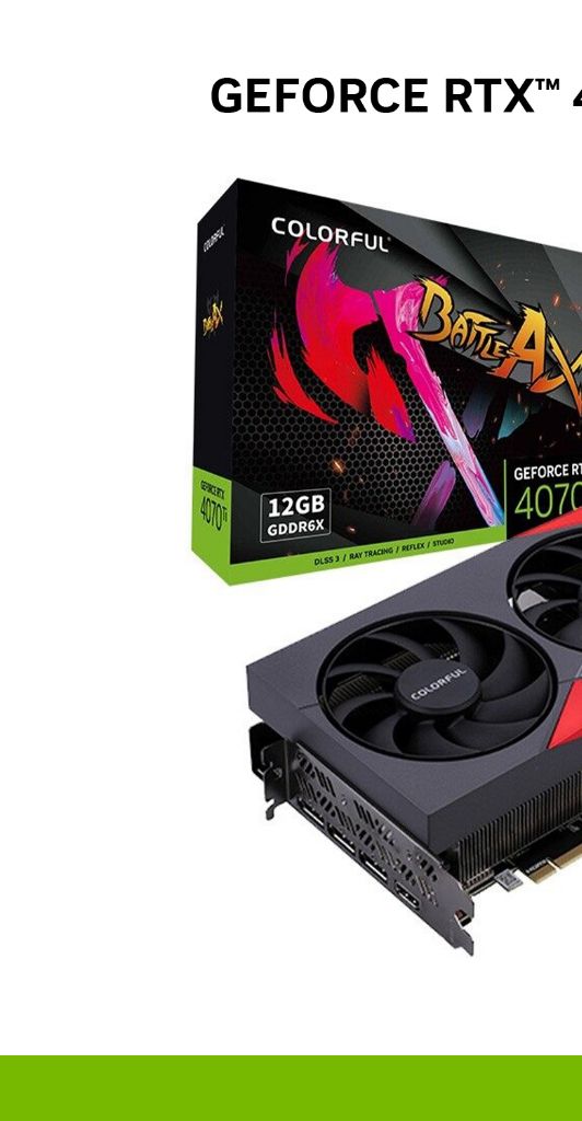 NVIDIA® Graphic Card COLORFUL - GeForce RTX™ 4070 Ti NB EX-V (12G) | Shopee Malaysia