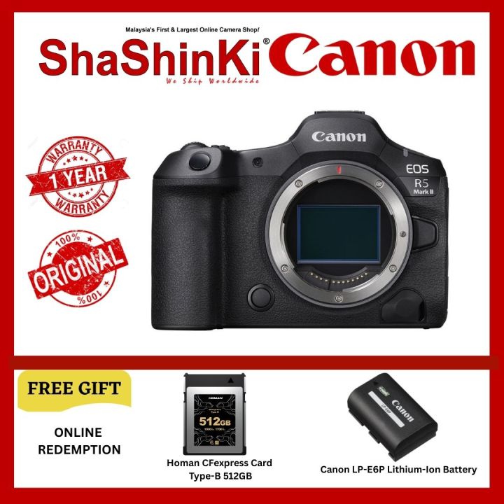 Canon EOS R5 Mark II Mirrorless Camera (Canon Malaysia)