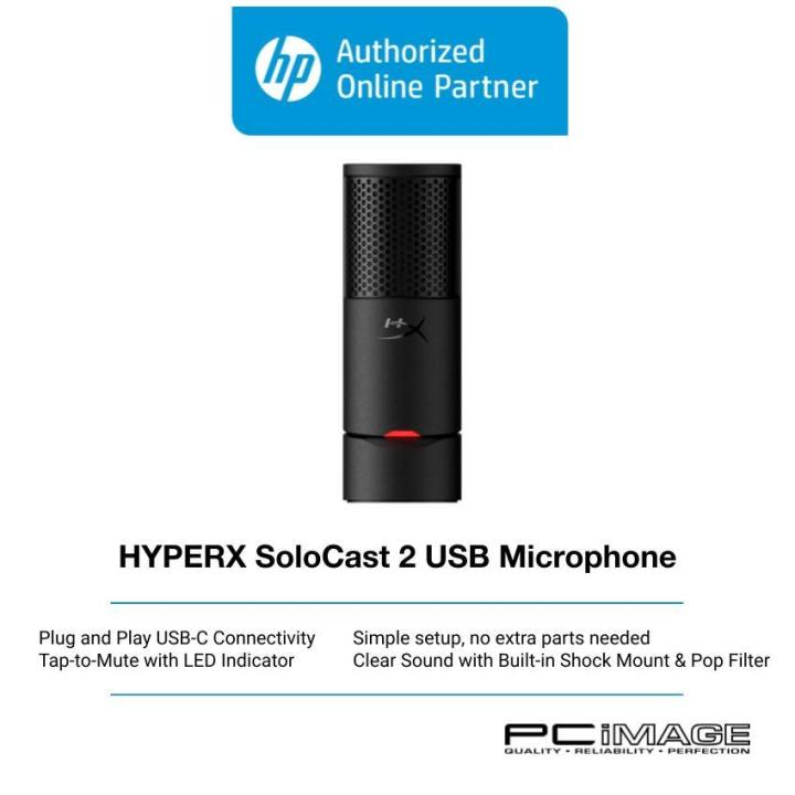 HYPERX SoloCast 2 USB Microphone | Lazada Malaysia