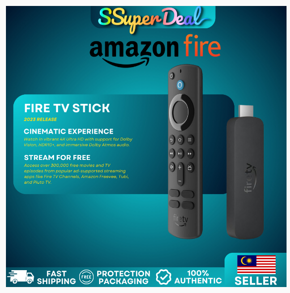 Amazon Fire TV Stick HD/ 4K/ TV Stick Lite/ 4K Max Streaming Media Player | Shopee Malaysia