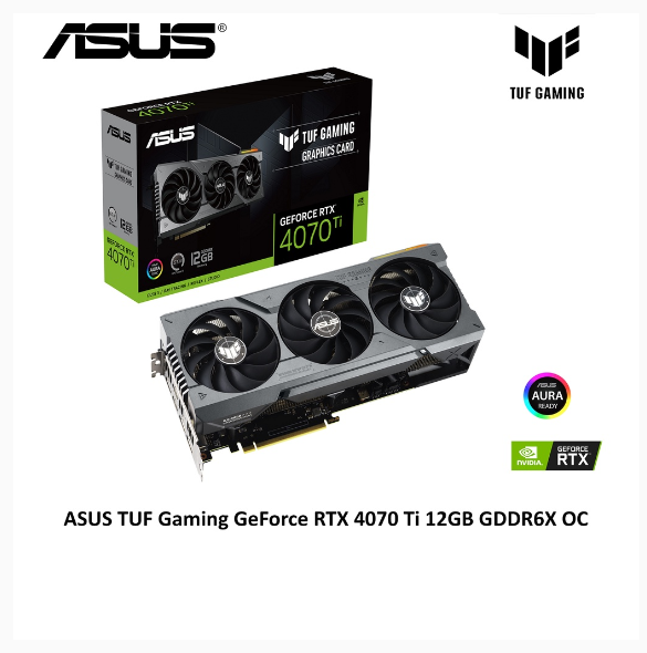 ASUS TUF RTX 4070 TI 12G GDDR6X GAMING GRAPHIC CARD | Shopee Malaysia