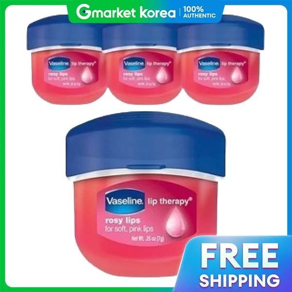 Vaseline | Vaseline Lip Therapy Lip Balm Rosy Lips 7g 4 Pieces