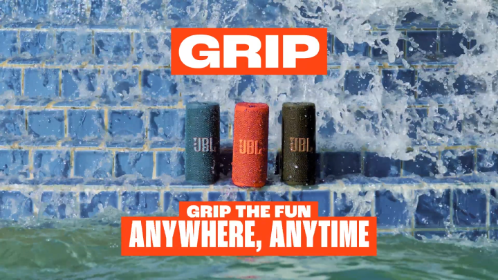 JBL Grip Compact Bluetooth speaker | Bold JBL Pro Sound | Ambient Light | 14H Playtime | IP68 | Auracast | Lazada Malaysia