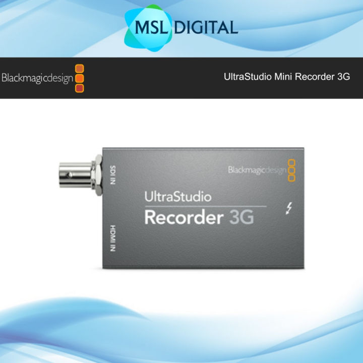 Blackmagic Design UltraStudio Recorder 3G | Lazada Malaysia