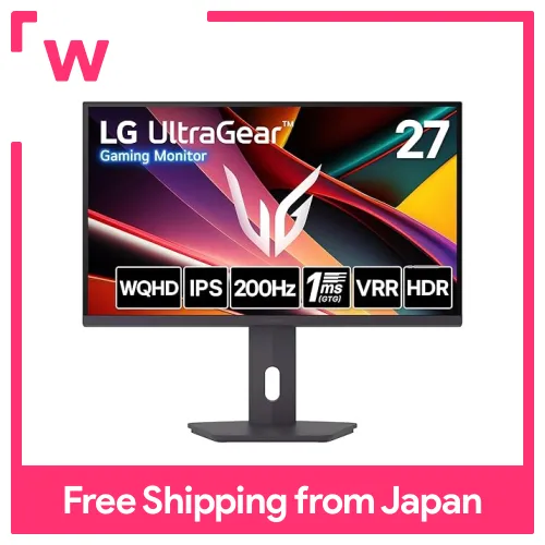 LG Gaming Monitor LG UltraGear 27G610A-B 27/WQHD(2560×1440)/200Hz/IPS 1ms(GTG)/sRGB 99%/DisplayHDR 400/anti-glare/HDMI×2/DisplayPort/VRR( FreeSync Premium)/Low latency mode | Lazada Malaysia