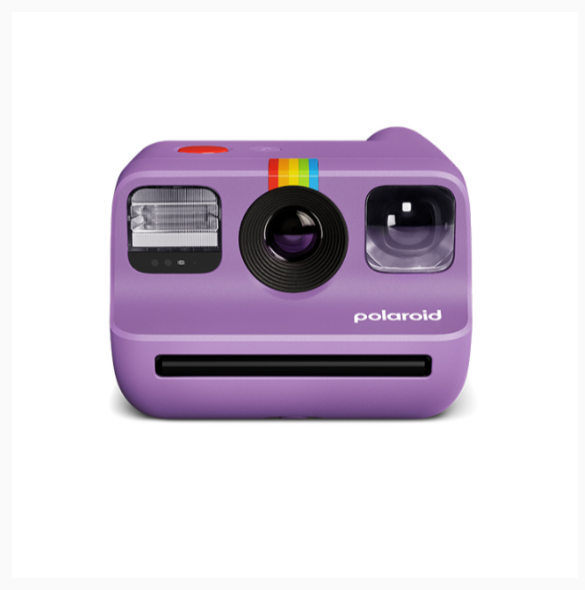 Polaroid Go Gen 2 Pocket Instant Camera - Purple, Dual Exposure, Selfie Mirror & 9-Second Timer