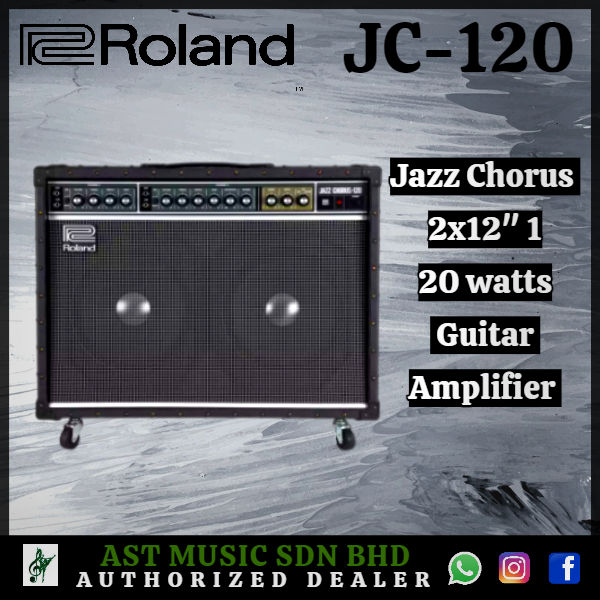 Roland JC-120 Jazz Chorus 2x12" 120 watts Guitar Amplifier ( Jc120 / jc120 ) | Lazada Malaysia