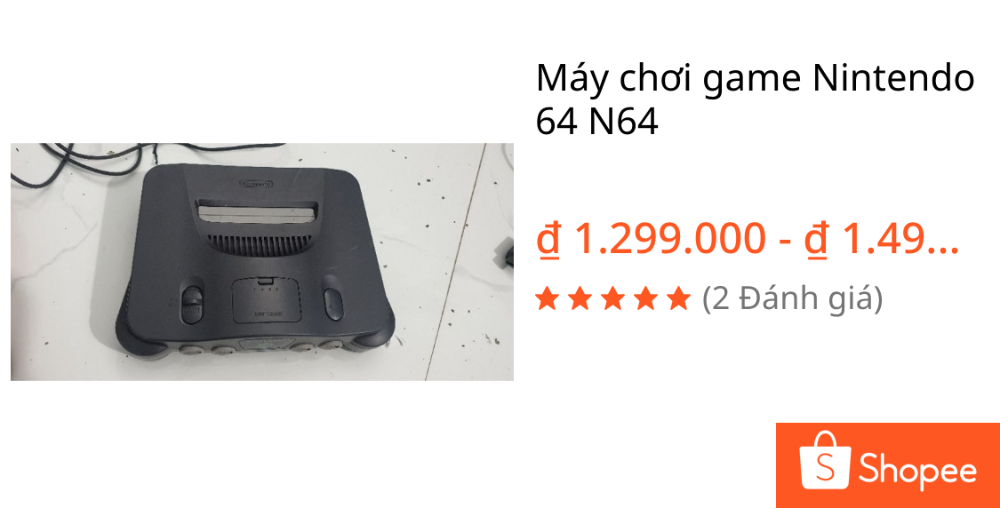 Máy chơi game Nintendo 64 N64 | Shopee Việt Nam