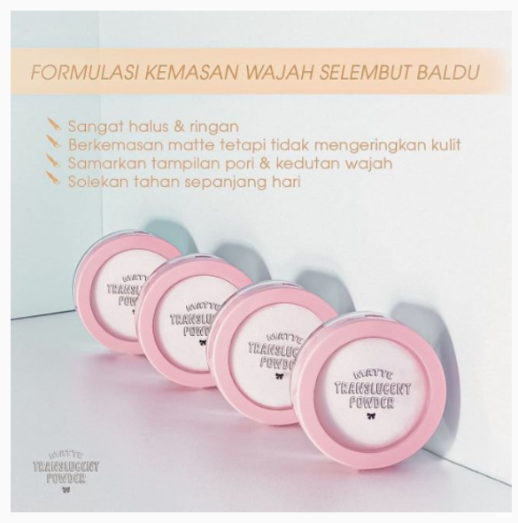 MATTE TRANSLUCENT POWDER SENDAYU TINGGI SETTING MAKEUP FINISHING | Shopee Malaysia