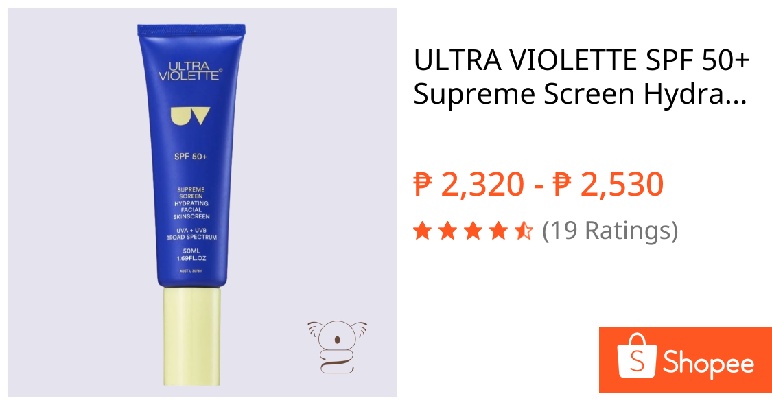 ULTRA VIOLETTE SPF 50+ Supreme Screen Hydrating Facial SKinscreen | Shopee Philippines