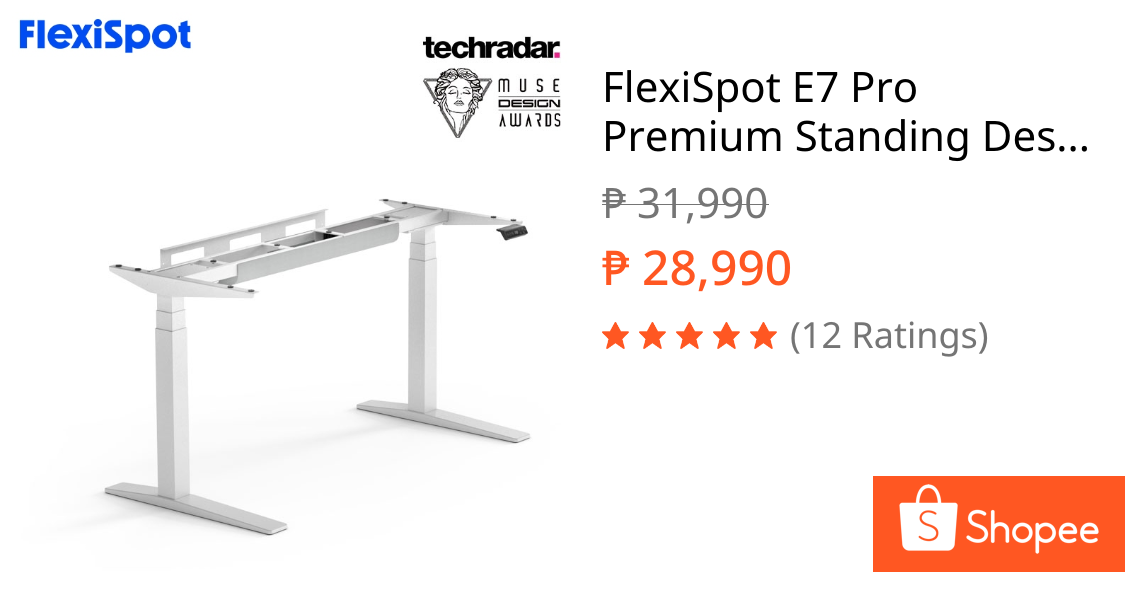 FlexiSpot E7 Pro Premium Standing Desk Frame ONLY | Shopee Philippines