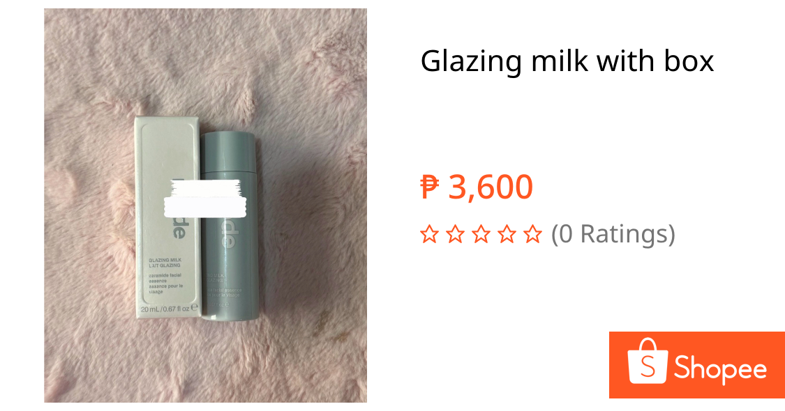 Glazing milk with box | Shopee Philippines