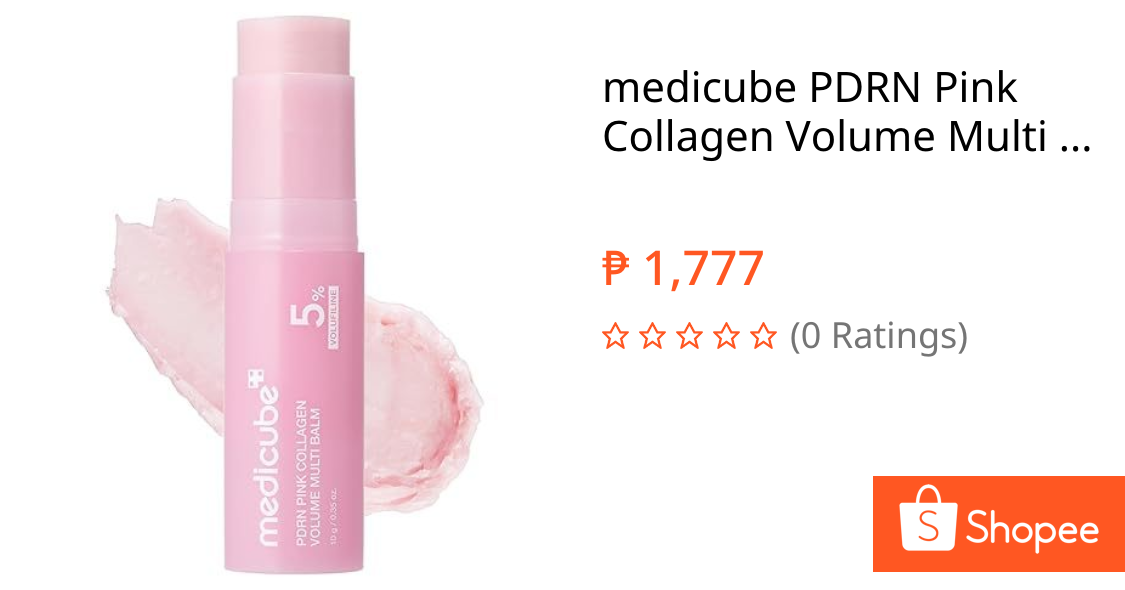 medicube PDRN Pink Collagen Volume Multi Balm Stick | Volufiline, PDRN, NAD, Collagen 10g | Shopee Philippines