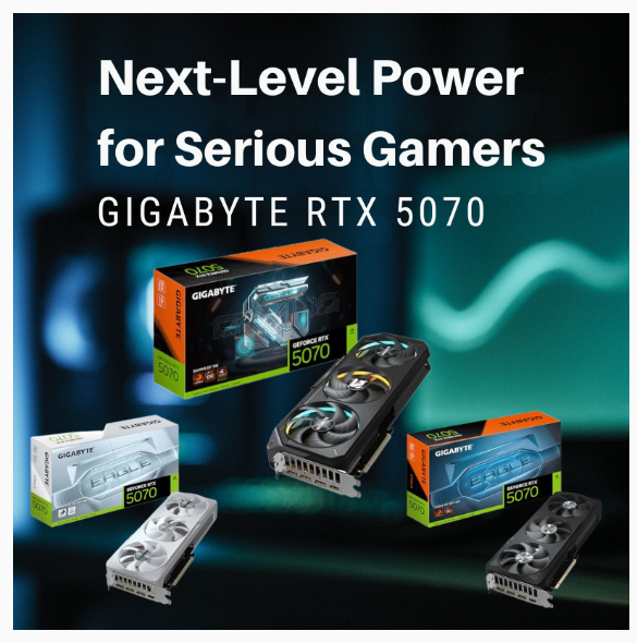 GIGABYTE NVIDIA GeForce RTX 5070 Graphics Card with GDDR7 12GB Memory | Shopee Malaysia
