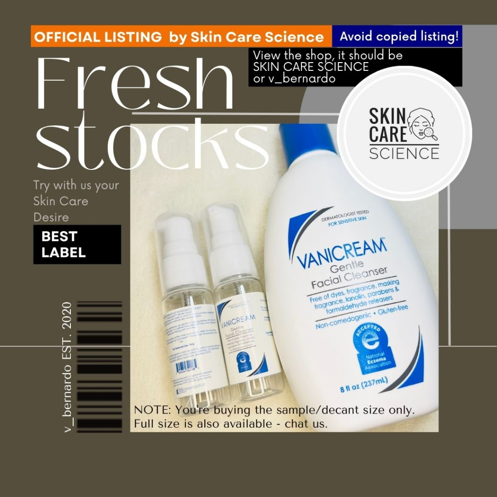 VANICREAM Gentle Facial Cleanser | Shopee Philippines