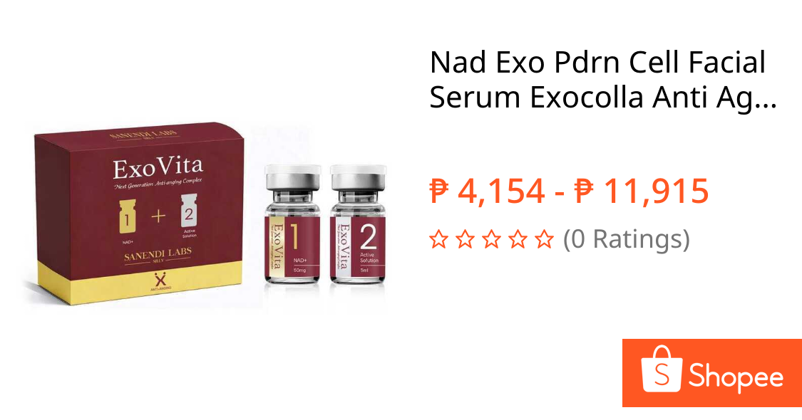 Nad Exo Pdrn Cell Facial Serum Exocolla Anti Aging Facial Lifting Moisturizing Vita Repair | Shopee Philippines